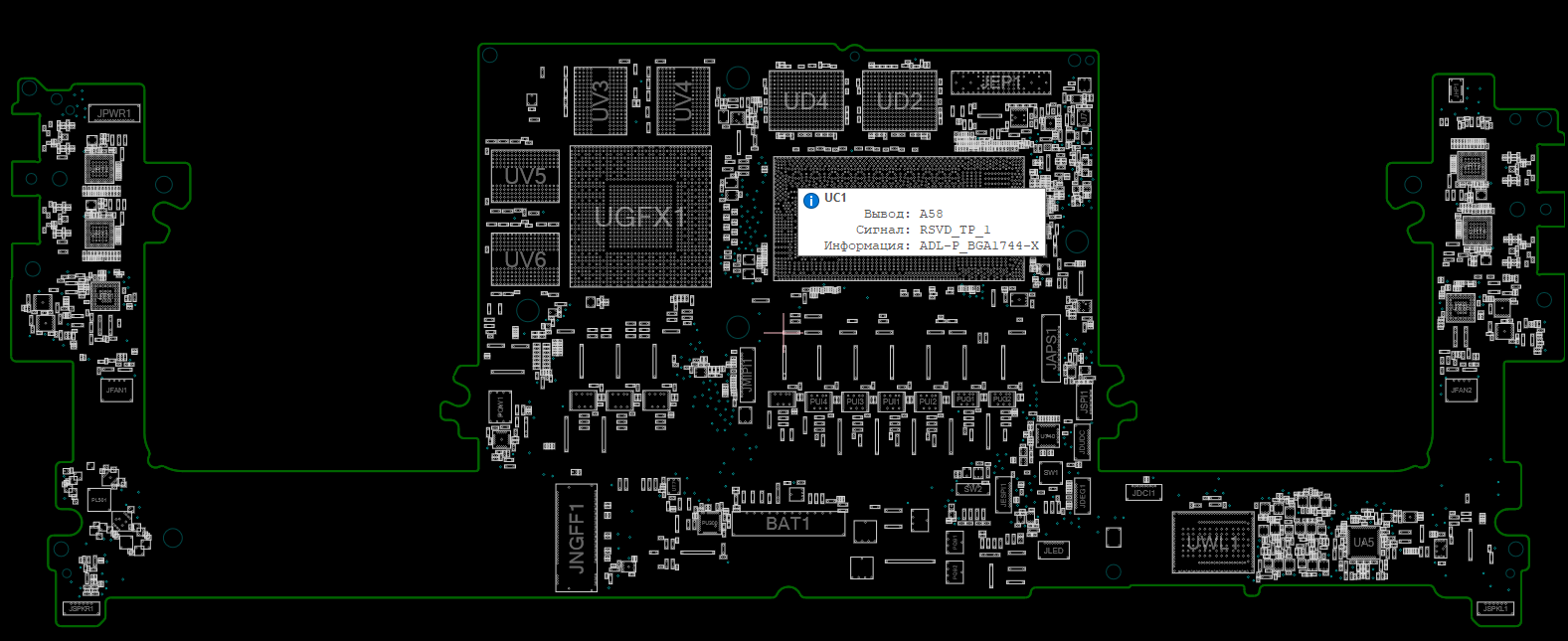 Dell Precision 14 5470 HDB43 LA-L621P BoardView