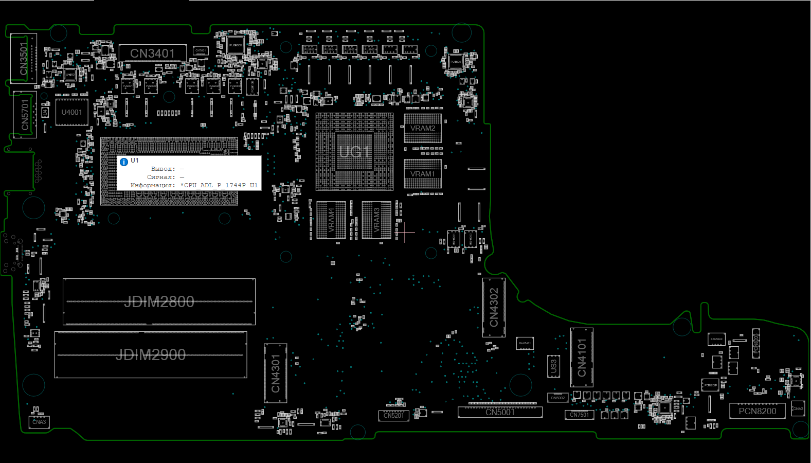 Thunderobot 911X Quanta NLXB DANLXBMB8C0 Rev: C BoardView