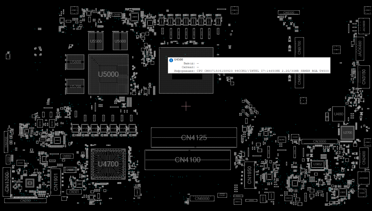Asus TUF Gaming F16 FX608JP FX608JH BoardView