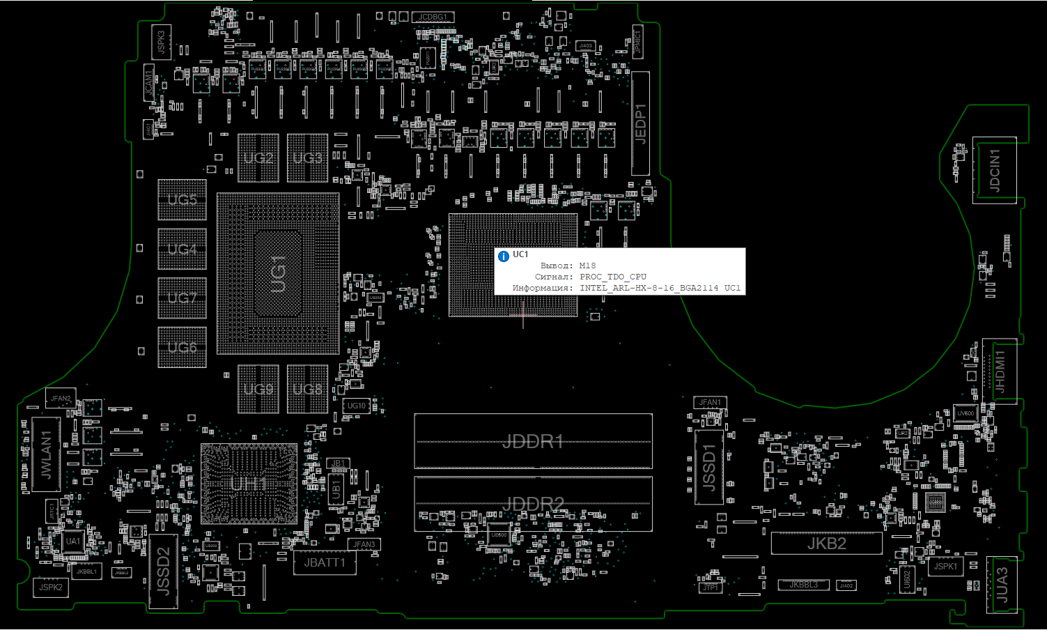 MY7A3/MY7A4/MY760/MY56C NM-G611 BoardView