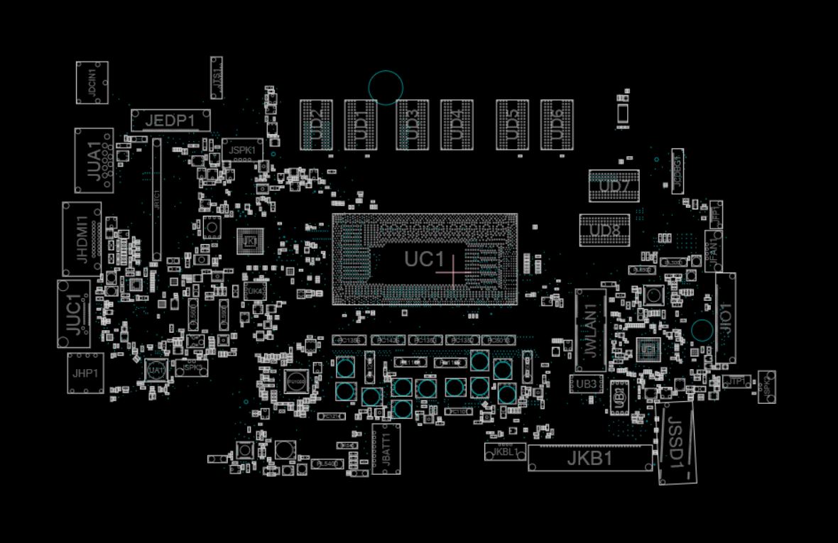 LS495&LS595&LS695 NM-F921 BoardView