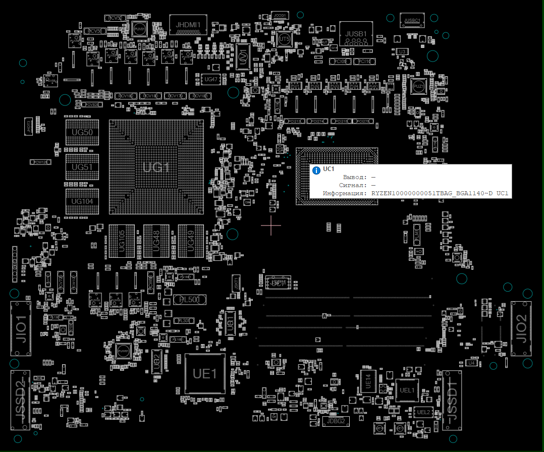 Dell Alienware M17 R5 HDQ75 LA-L656P Rev: 1.0 BoardView
